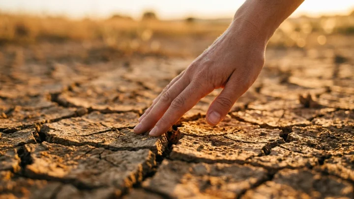 Thermometer die hoge temperaturen aangeeft tijdens een hittegolf in Nederland.