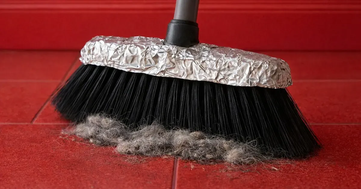 De eenvoudige truc met aluminiumfolie voor een brandschone vloer