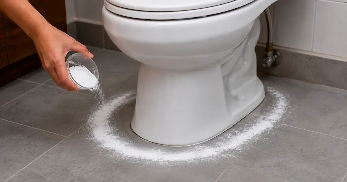 De eenvoudige truc met baking soda voor een frisse badkamer
