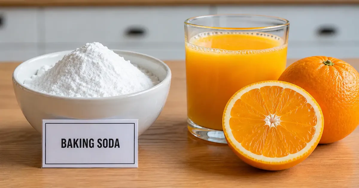 De goedkope en natuurlijke hack voor een fris huis met baking soda en sinaasappel