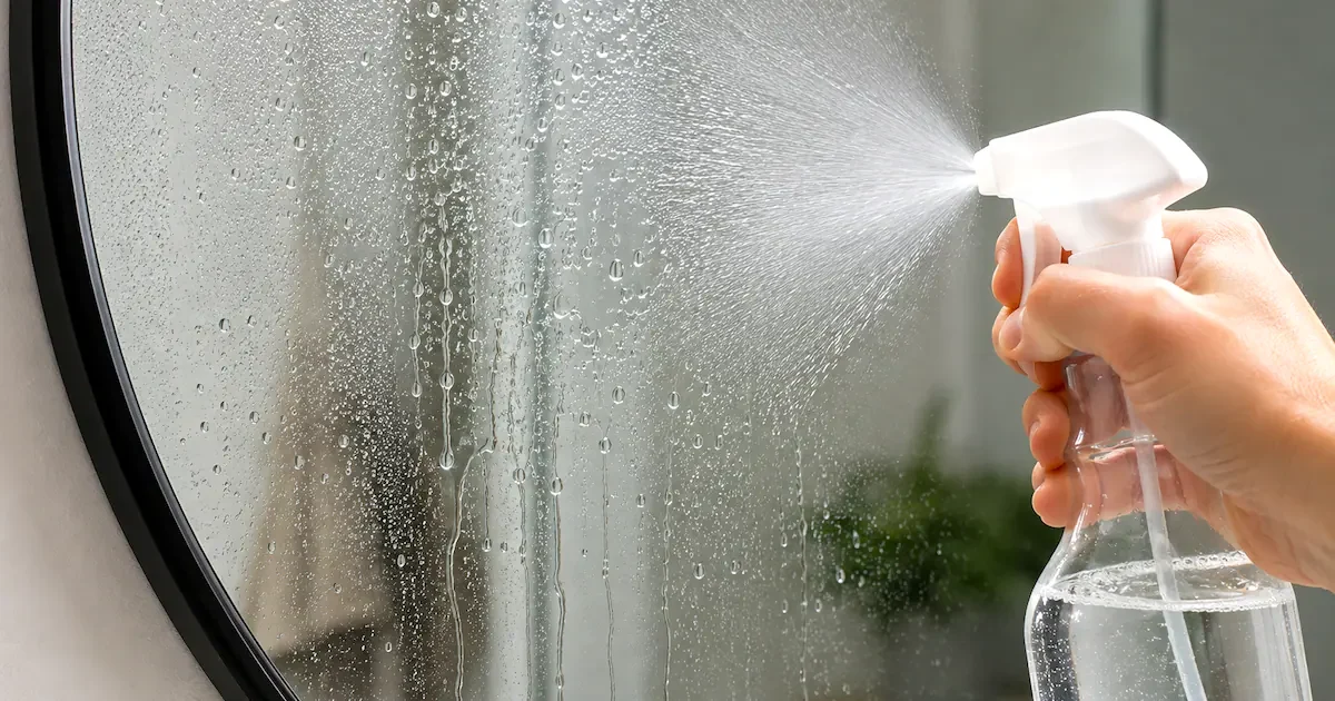De meest effectieve methode om spiegels streeploos schoon te krijgen