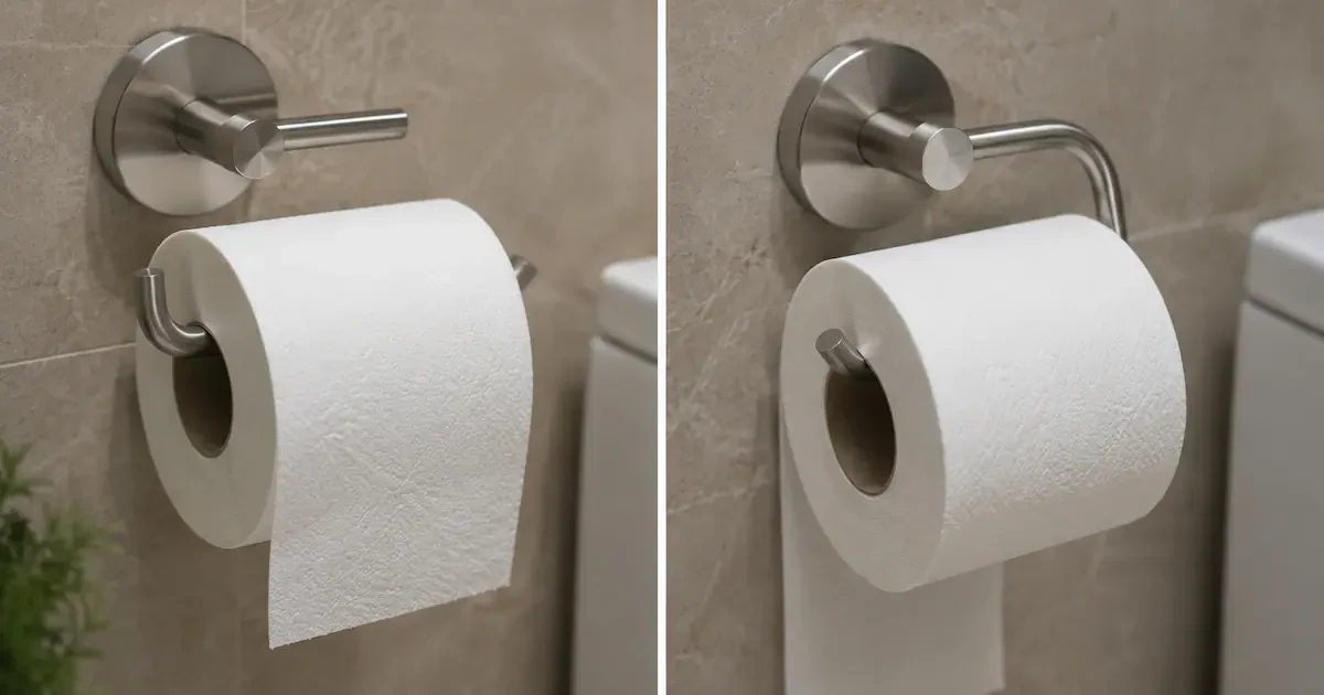 De wc-rol discussie: Waarom de ‘over-de-rol’ methode de enige juiste keuze is