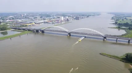 Merwedebrug op de A27 bij Gorinchem. June 6, 2017.